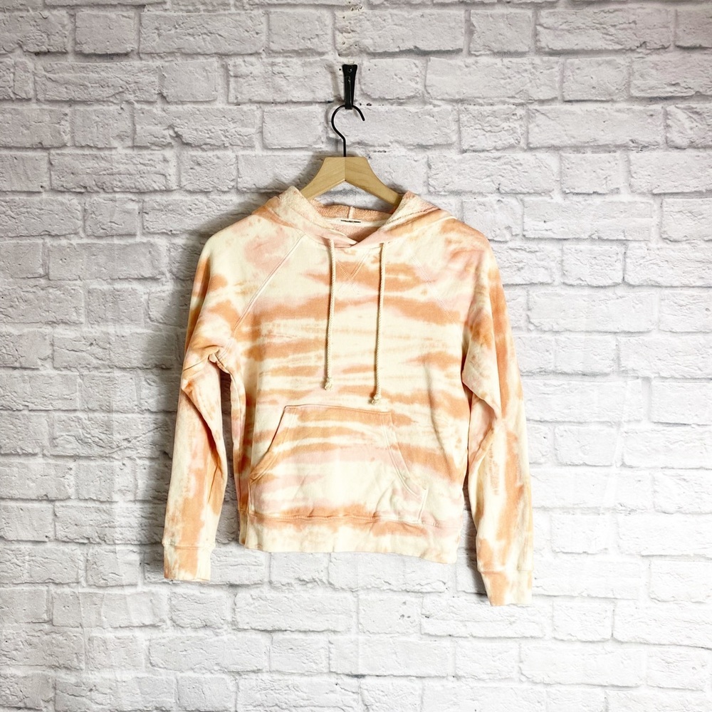 MOTHER The Square Hoodie in Tie Dye